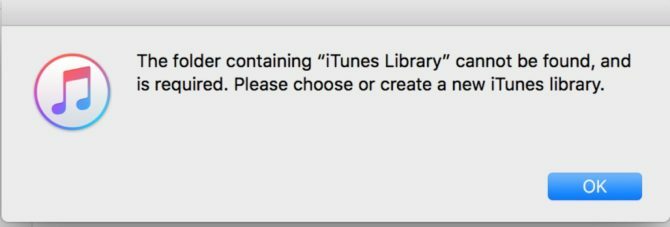 Come riparare una libreria iTunes danneggiata NewLibrary 670x227