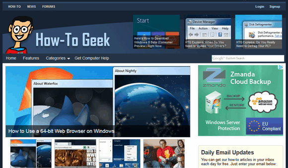 siti web per la tecnologia geek