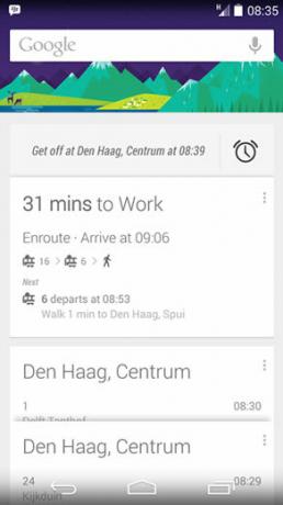 Google Now Allarme