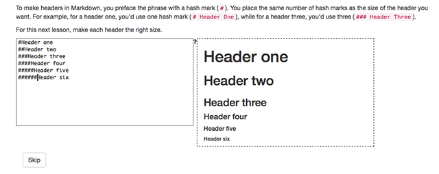 Markdown dimostrativi