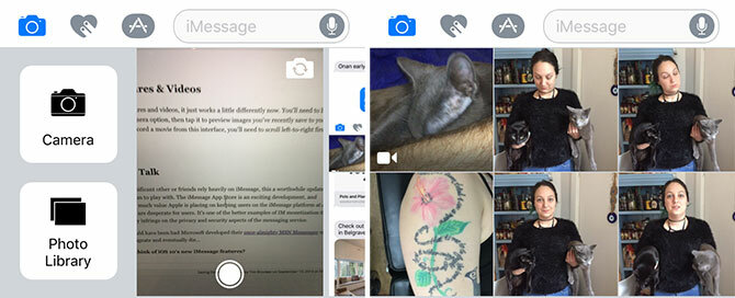 Foto di messaggi iOS 10