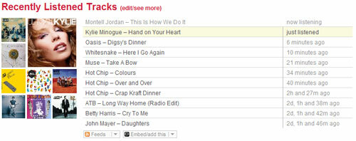 Tracker di Last.fm.