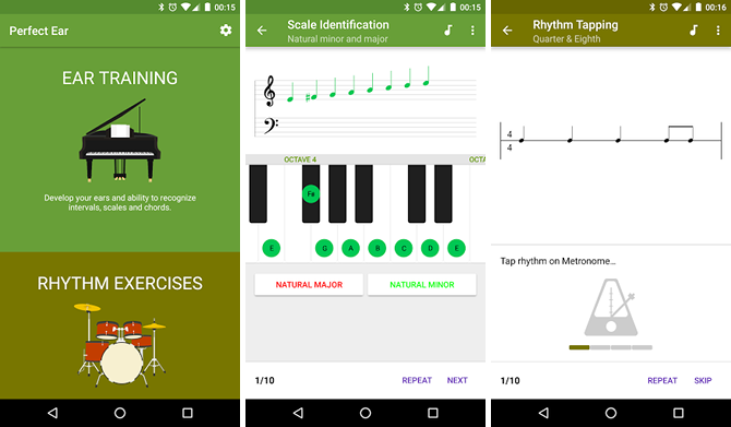 5 App gratuite che ti aiutano a imparare e suonare Guitar Android app orecchio perfetto