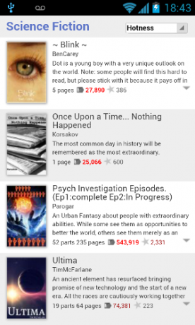 Wattpad per la revisione Android