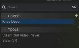 steam vr sort