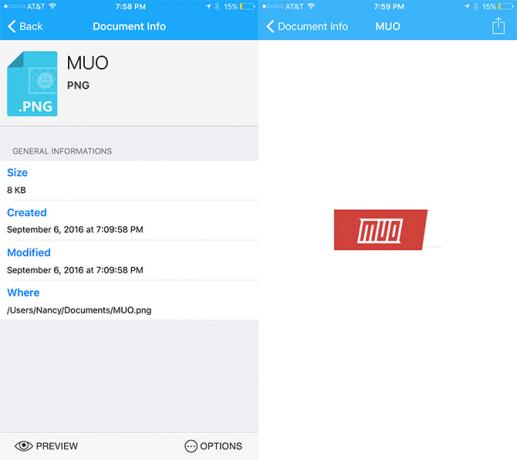 Trova l'app sullo screenshot di iOS