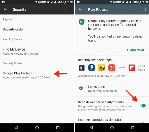 Google Play Protect per Android 4