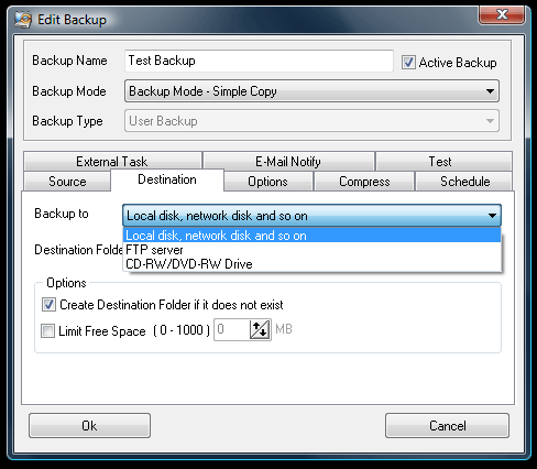 Comdo - Software di backup gratuito