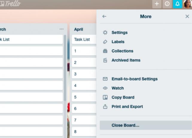 close-board-in-Trello