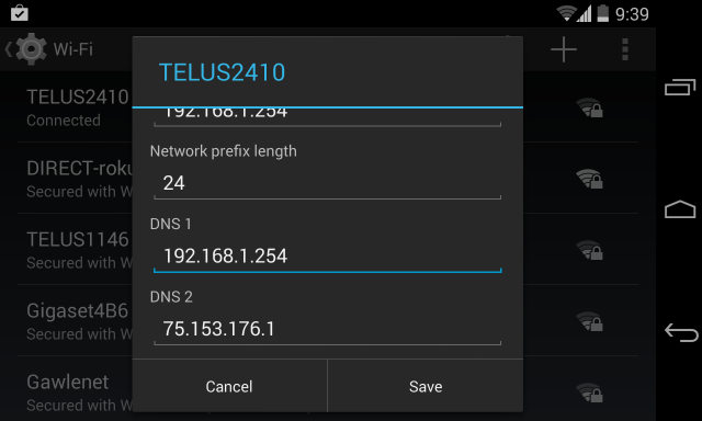 Bypass Georestestrazioni Modificando le impostazioni DNS del tuo smartphone cambia il server dns su Android