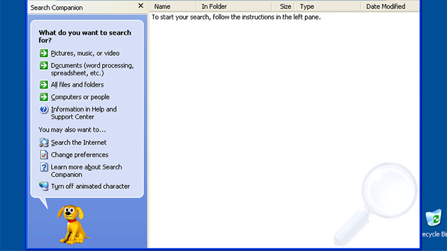 windows-xp-ricerca-dog