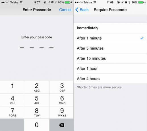 Potresti voler modificare questo passcode di impostazione predefinita iOS 7 fastidioso