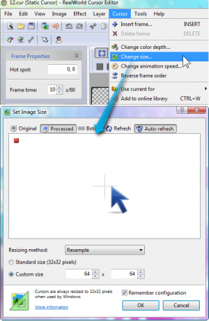 Aggiungi cursori davvero fantastici a Windows con CursorFX e RealWorld Cursor Editor 11e