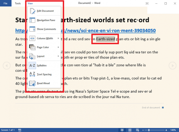 I 5 migliori strumenti di accessibilità in modalità lettura parola di Microsoft Office 670x493