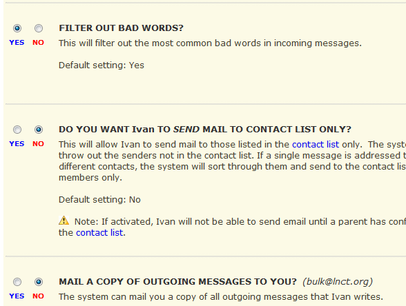 e-mail per bambini