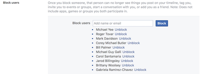 La guida completa alla privacy di Facebook facbeook privacy block user