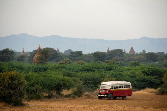 autobus in Myanmar