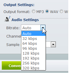 Apowersoft Convertitore audio online gratuito: converti i media locali in vari formati audio