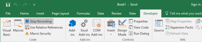 come registrare una macro in Excel 2016