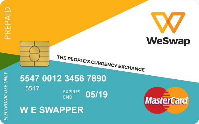 La WeSwap MasterCard