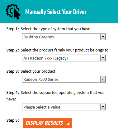 driver manuale amd