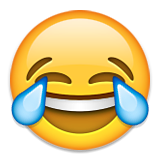 Emoticon emoji che ride