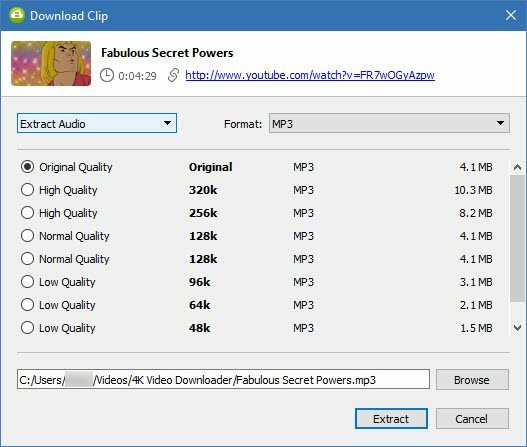 Downloader di video 4K Download playlist di YouTube, canali e altro Downloader di download video 4K Audio