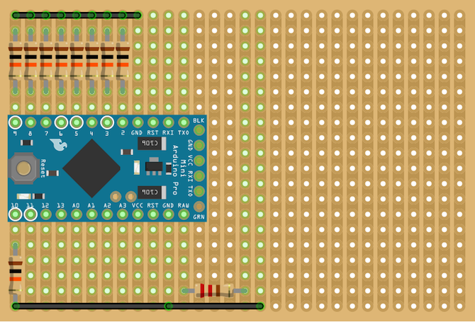 Striscia scorciatoia Arduino