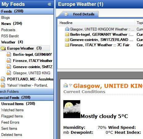 I 7 migliori feed per gli aggiornamenti meteo RSS rssweather7