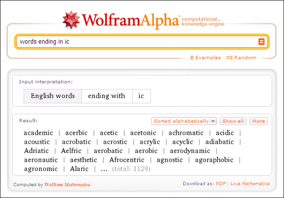 10 fantastici usi di Wolfram Alpha se leggi e scrivi in ​​lingua inglese Wolfram Alpha02