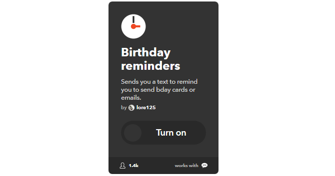 La guida IFTTT definitiva: usa lo strumento più potente del Web come un compleanno 21IFTTT ProReminder