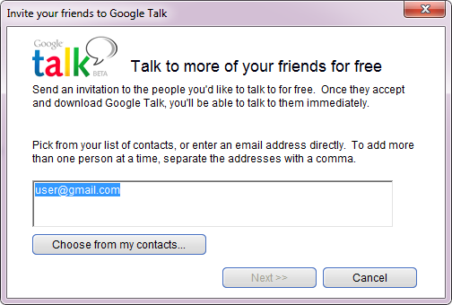 app google talk