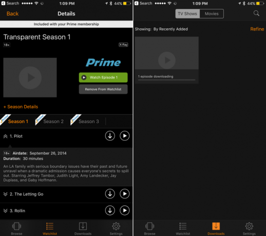 pendolarismo amichevole app amazon prime video