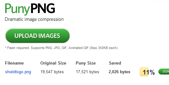 5 app per ottimizzare le immagini per l'uso sul Web punypng