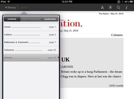 Barnes & Noble eReader - Superiore a iBook e Kindle in quasi ogni modo [iPad] barnsnoblereader 1