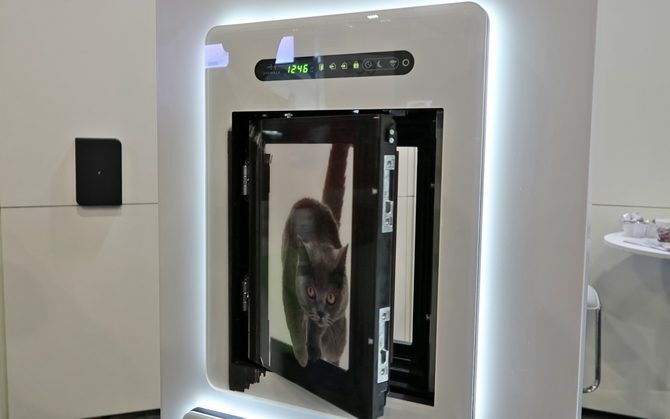 porta intelligente per animali domestici