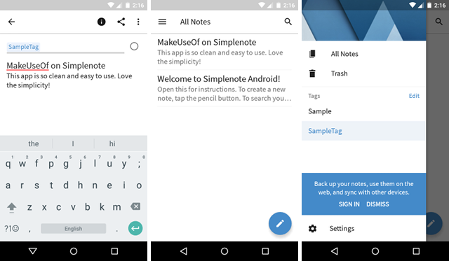 Android-note-app-Simplenote