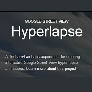 Crea grafica mozzafiato con Hyperlapse Photography e introduzione hyperlapse su Google Street View [Aggiornamenti]