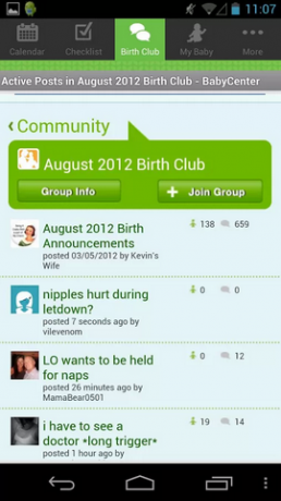 3 app Android piene di ottimi consigli per i genitori My Baby BabyCenter