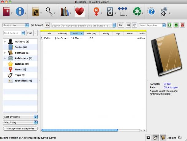 Una guida per l'utente a Calibre eBook Manager calibro 7