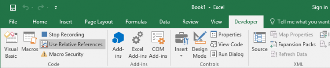 come registrare una macro in Excel 2016