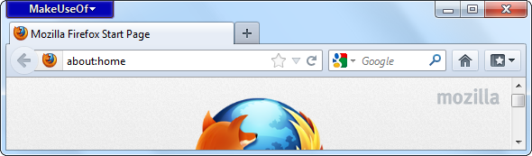 pulsante arancione firefox