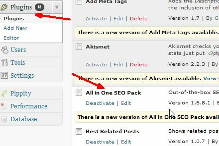 Il plug-in SEO WordPress All-In-One è ancora il top del gioco allinone1a