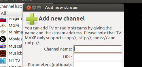 streaming in tempo reale di linux