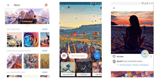 Utilizzo di Prisma per l'arte dei social media