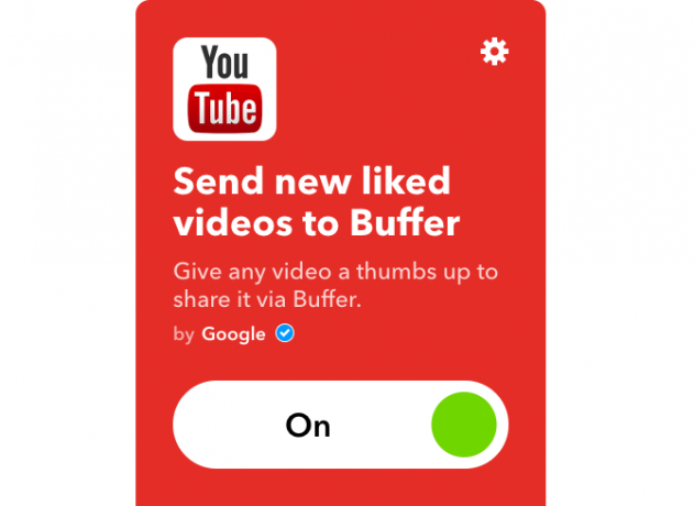 youtube ifttt ha apprezzato i video nel buffer