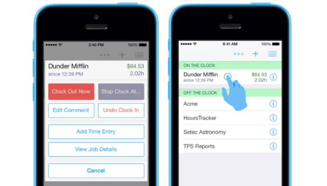 4 migliori app di monitoraggio del tempo per iPhone HoursTracker 670x382