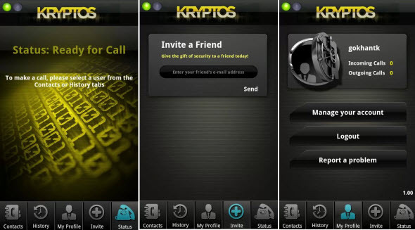 Kryptos-screen-shots