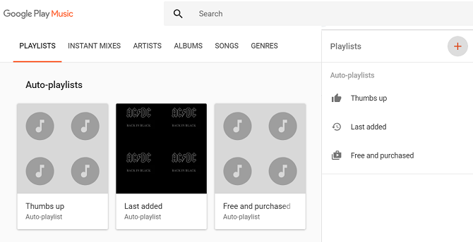 google play menu creazione playlist musicale