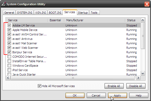 Come risolvere i problemi di Windows con la diagnostica MSconfig Utility 5